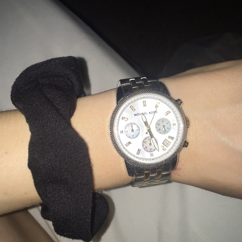 Two tone Michael Kors watch